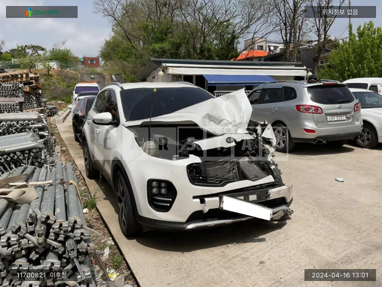 Photo 2 of 8: 2016 Kia Sportage, VIN KNAPN813BGK134447 — Korean insurance auction