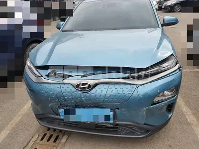 Photo 1 of 12: 2019 Hyundai Kona Electric, VIN KMHK281GFLU069893 — Korean insurance auction