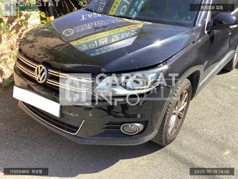 Photo 2 of 20: 2015 Volkswagen Tiguan, VIN WVGZZZ5NZFW561246 — Korean insurance auction