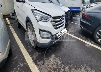 Photo 1 of 30: 2015 Hyundai Santa Fe, VIN KMHSW81UBFU392367 — Korean insurance auction