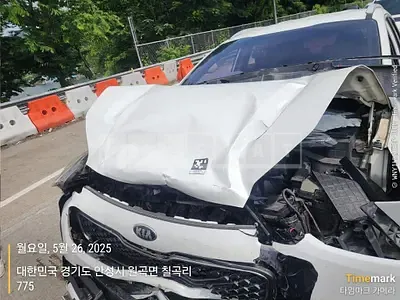 Photo 1 of 13: 2017 Kia Sportage, VIN KNAP6815GHK244733 — Korean insurance auction