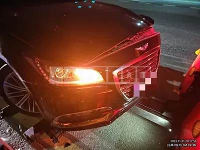 Photo 1 of 4: 2018 Genesis G80 3.3 — Korean insurance auction