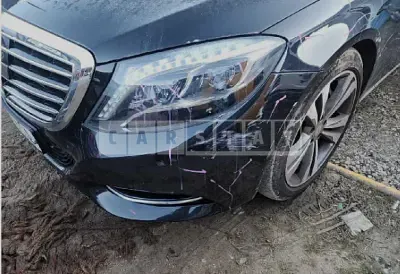 Photo 1 of 9: 2015 Mercedes-Benz S 500 4Matic L, VIN WDDUG8FB3FA103491 — Korean insurance auction