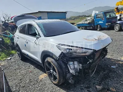 Photo 1 of 5: 2017 Hyundai Tucson, VIN KMHJ381ABHU259498 — Korean insurance auction