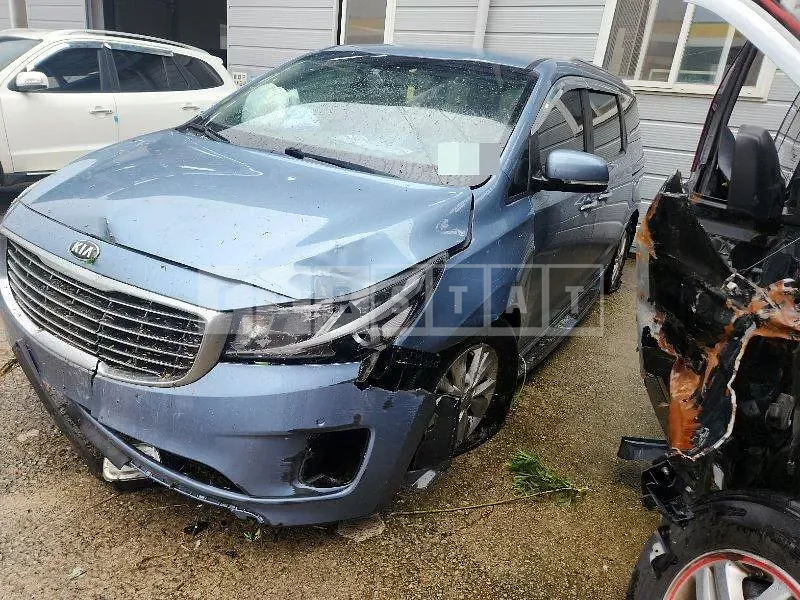 Photo 2 of 12: 2015 Kia Carnivals — Korean insurance auction
