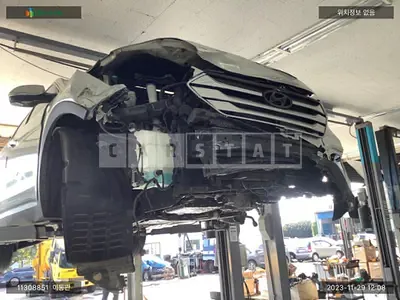 Photo 1 of 9: 2015 Hyundai Santa Fe, VIN KMHSW81UBFU500131 — Korean insurance auction