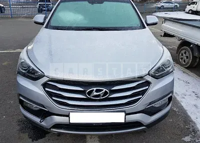 Photo 1 of 21: 2017 Hyundai Santa Fe, VIN KMHSW81UDHU736226 — Korean insurance auction