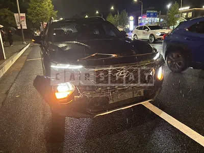 Photo 1 of 6: 2018 Hyundai Santa Fe TM 2.0 4WD, VIN KMHS381BDKU014755 — Korean insurance auction