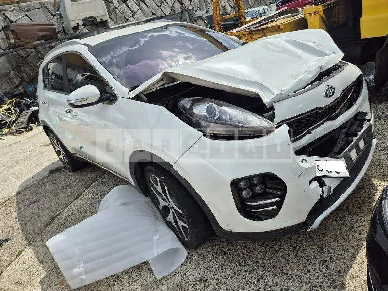 Photo 2 of 8: 2016 Kia Sportage, VIN KNAPM813BGK166528 — Korean insurance auction