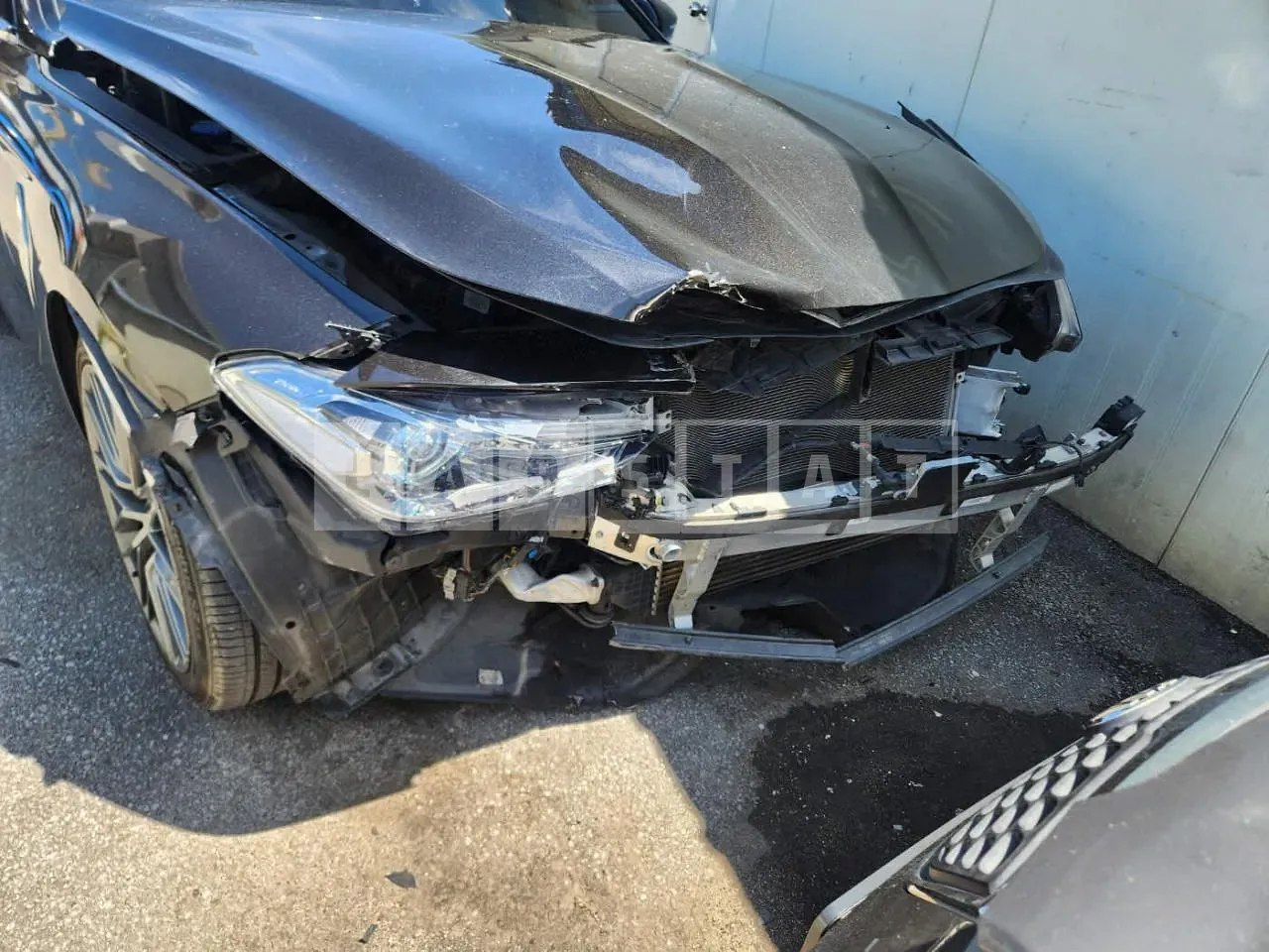 Photo 2 of 10: 2018 Genesis G70, VIN KMTG341ABJU007050 — Korean insurance auction
