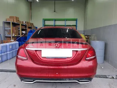 Photo 1 of 50: 2018 Mercedes-Benz C 200, VIN WDDWF4CB1JF731358 — Korean insurance auction