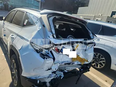Photo 1 of 14: 2023 Hyundai Tucson, VIN KMHJC81CBPU214904 — Korean insurance auction