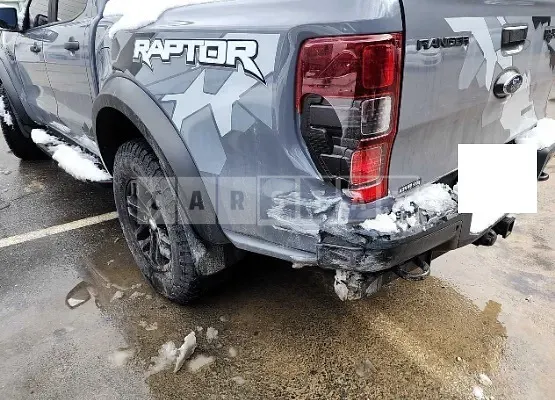 Photo 2 of 32: 2022 Ford Ranger Raptor, VIN 6FPPXXMJ2NME62421 — Korean insurance auction