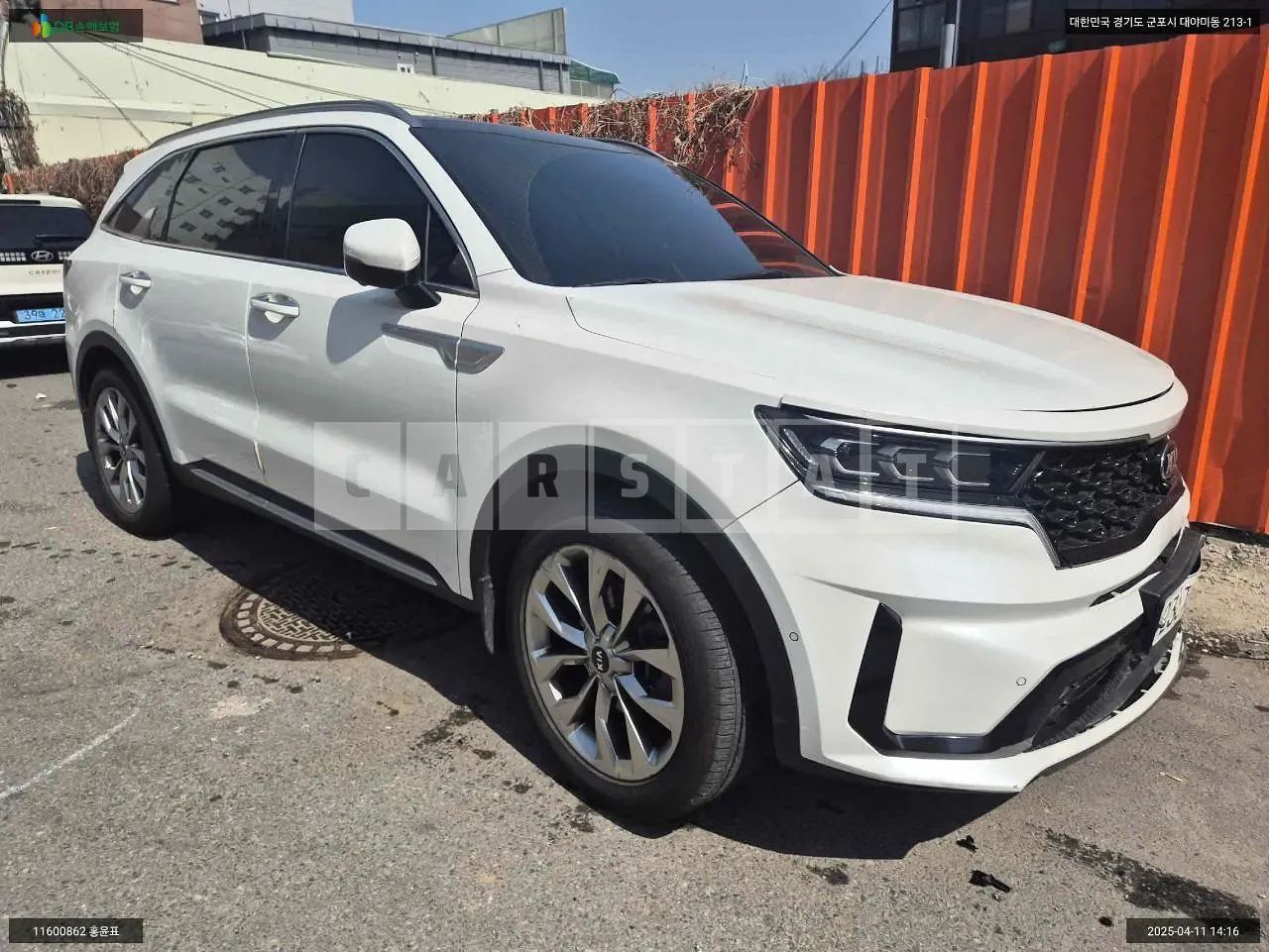 Photo 2 of 20: 2020 Kia Sorento, VIN KNARF81BGMA052449 — Korean insurance auction