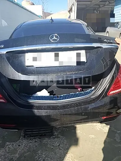 Photo 1 of 14: 2016 Mercedes-Benz S500 4Matic Long, VIN WDDUG8FB4GA280696 — Korean insurance auction