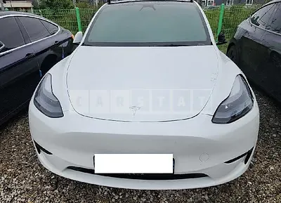 Photo 1 of 32: 2024 Tesla Model Y RWD, VIN LRWYGCFS5RC158738 — Korean insurance auction