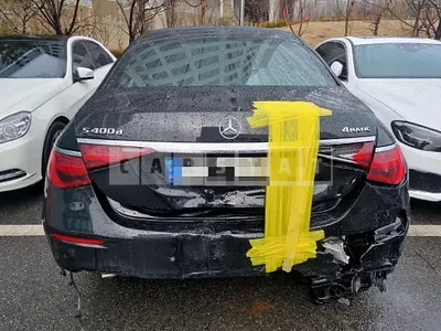 Photo 1 of 8: 2022 Mercedes-Benz S400 d 4Matic, VIN W1K6F3DB2NA109668 — Korean insurance auction