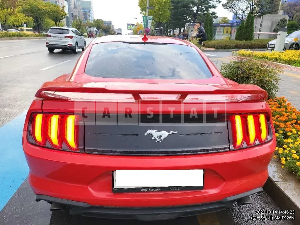Photo 2 of 8: 2020 Ford Mustang 2.3 Coupe, VIN 1FA6P8THXL5153245 — Korean insurance auction