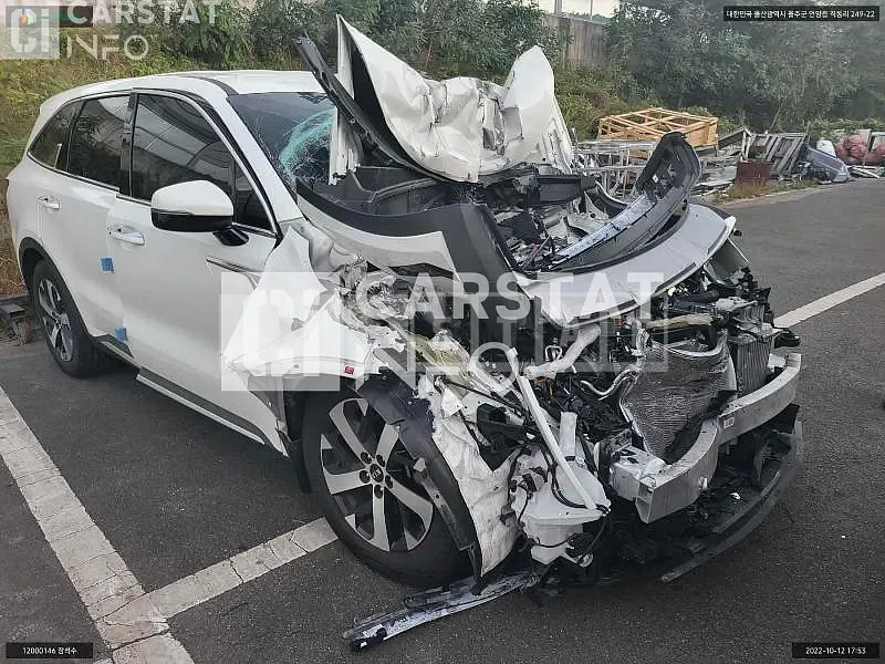 Photo 2 of 11: 2021 Kia Sorento, VIN KNARF81BGMA095607 — Korean insurance auction
