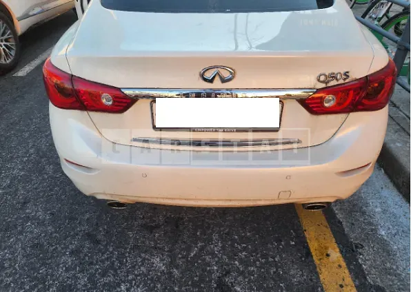 Photo 2 of 6: 2016 Infiniti Q50S Hybrid, VIN JNKAV71E0GM580800 — Korean insurance auction