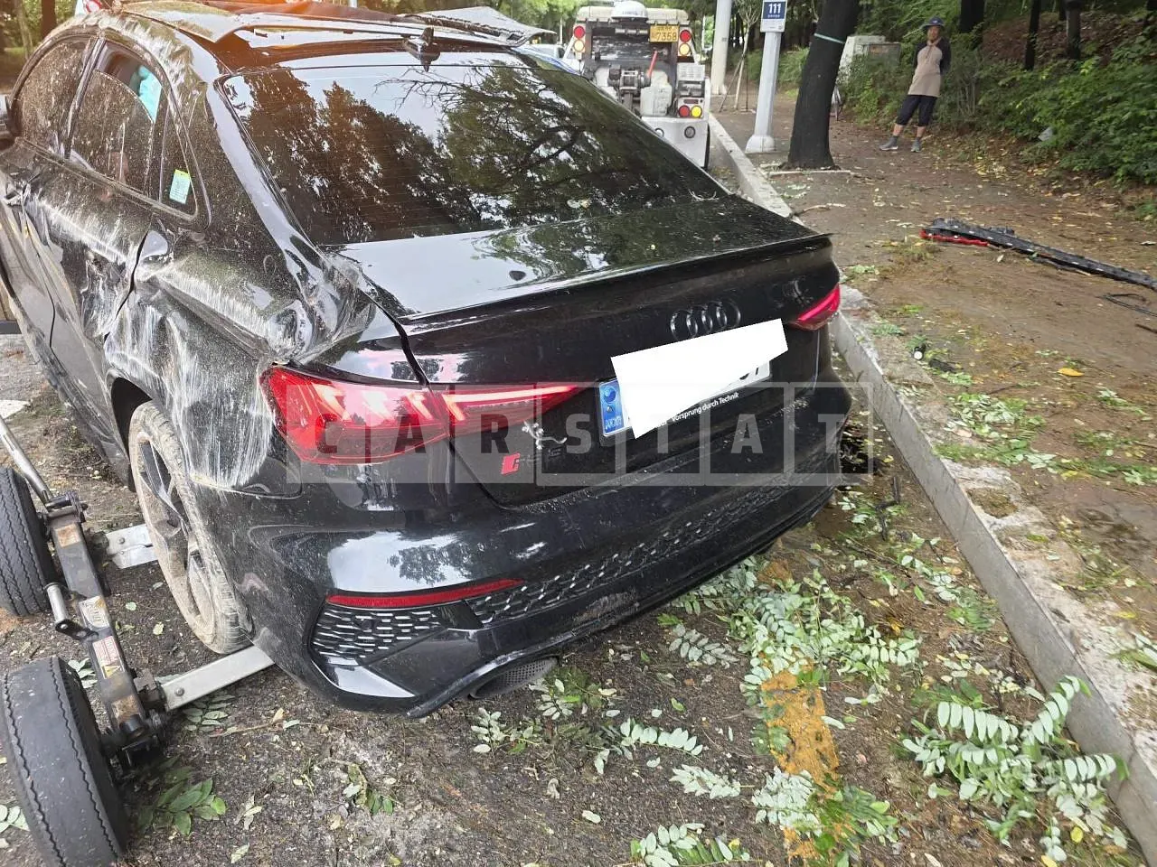 Photo 2 of 36: 2023 Audi RS3, VIN WUAZZZGY6PA908506 — Korean insurance auction