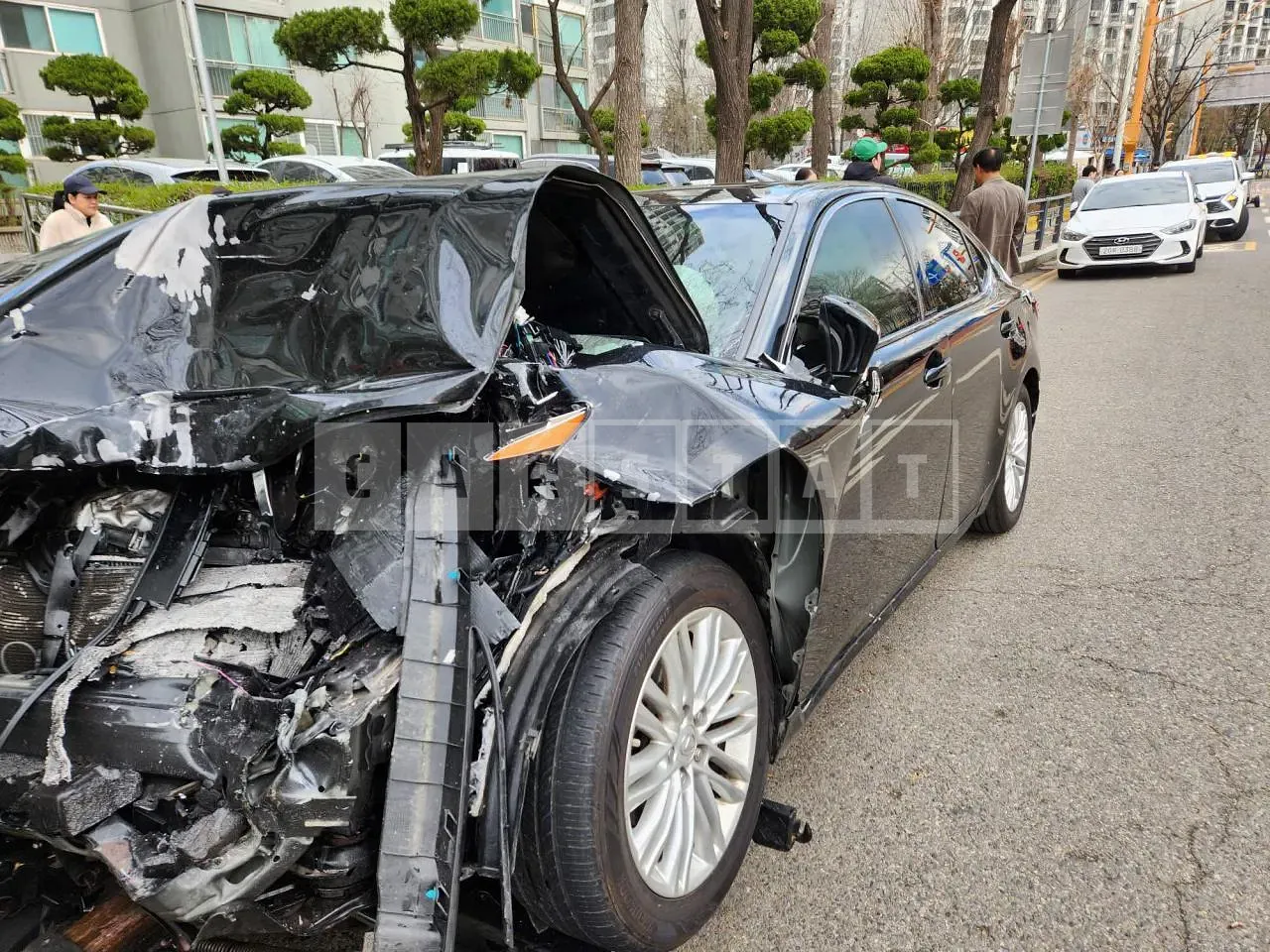 Photo 2 of 19: 2017 Lexus ES250, VIN JTHBJ1GG4H2096793 — Korean insurance auction