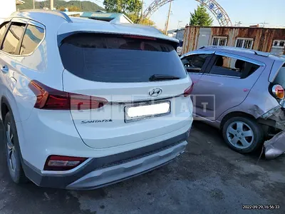 Photo 1 of 12: 2020 Hyundai Santa Fe, VIN KMHS281BBLU295510 — Korean insurance auction