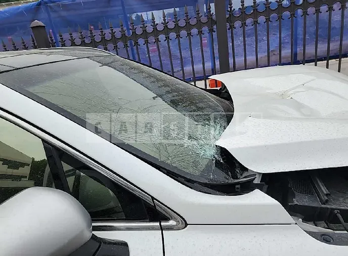 Photo 2 of 21: 2019 Hyundai Santa Fe, VIN KMHS581CBKU098716 — Korean insurance auction