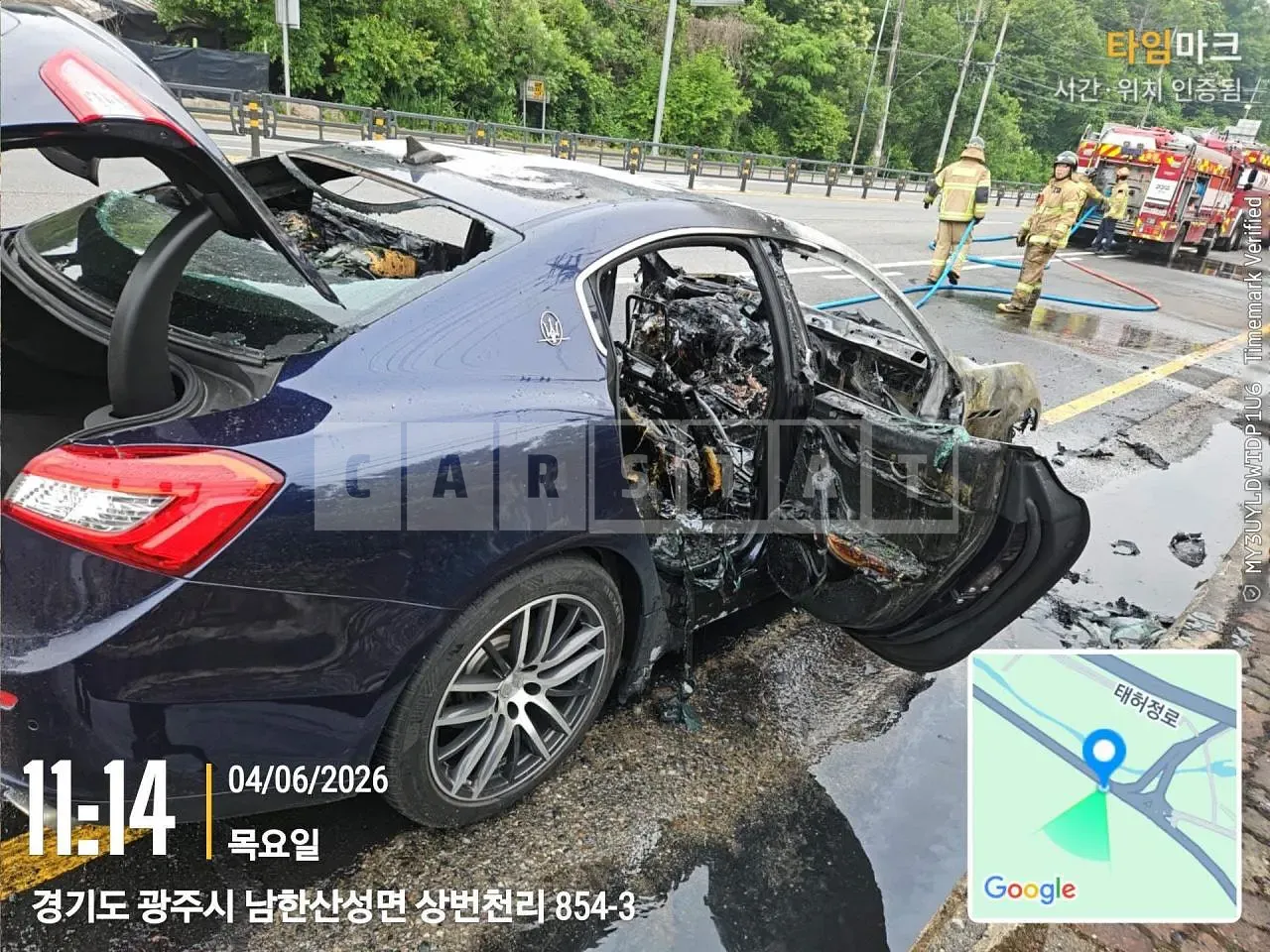Photo 2 of 17: 2016 Maserati Ghibli, VIN ZAM57TSA3G1187484 — Korean insurance auction