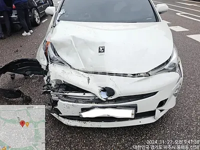 Photo 1 of 28: 2017 Toyota Prius, VIN JTDKBRFU1H3557348 — Korean insurance auction