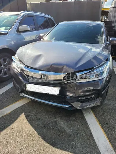 Photo 1 of 6: 2016 Honda Accord 2.4, VIN 1HGCR2680GA511761 — Korean insurance auction