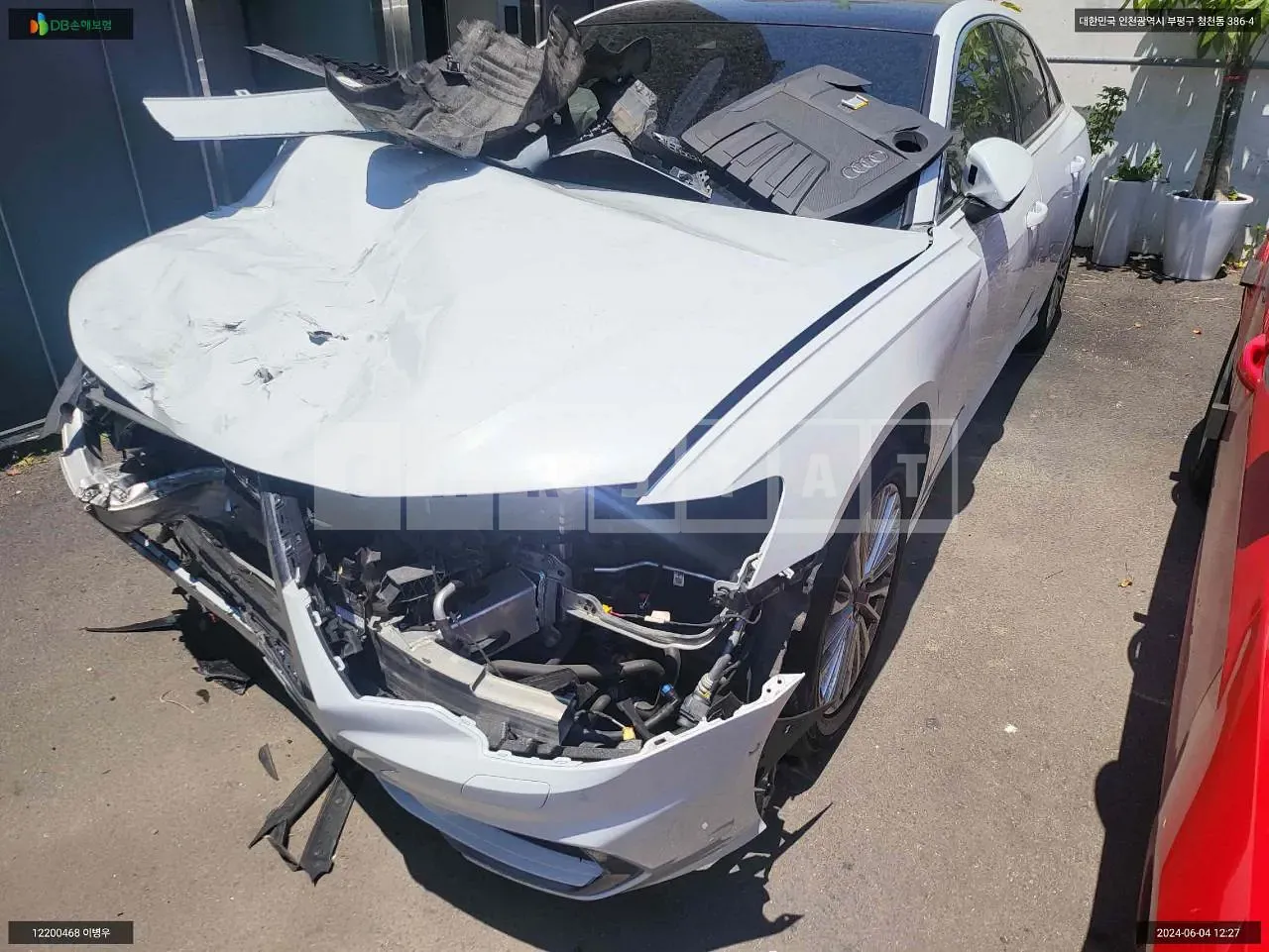 Photo 2 of 16: 2020 Audi A6 40 TDI, VIN WAUZZZF21LN067527 — Korean insurance auction