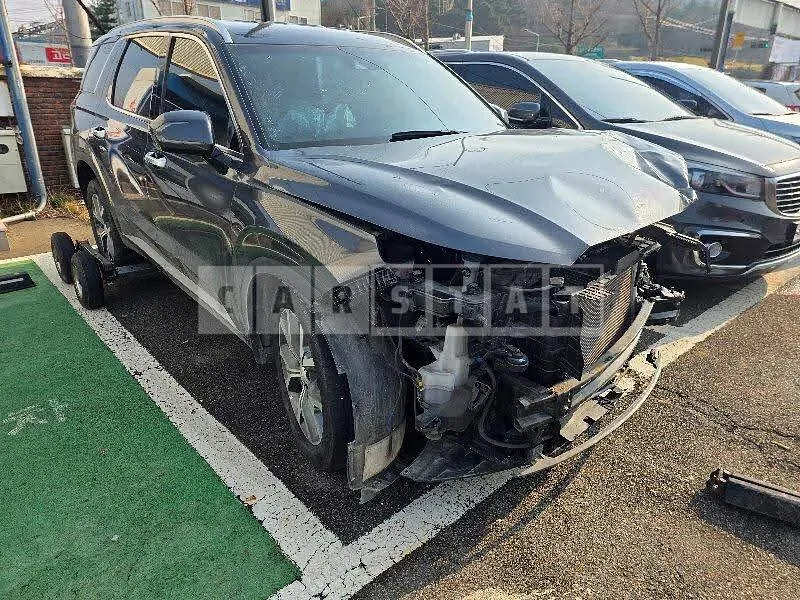 Photo 2 of 26: 2021 Hyundai Palisade, VIN KMHR281EDNU366089 — Korean insurance auction