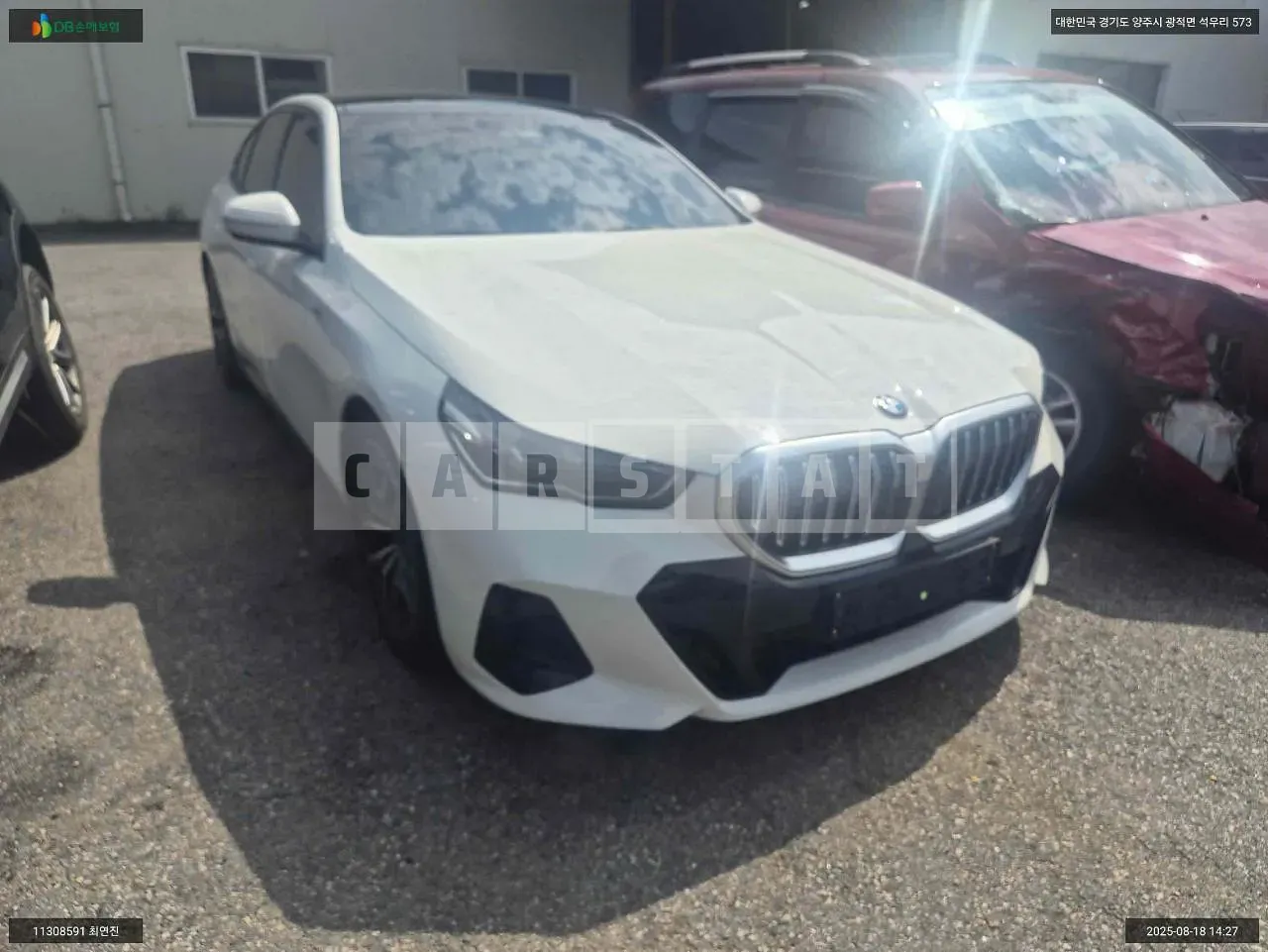 Photo 2 of 11: 2025 BMW 520i, VIN WBA21FJ07SCT99186 — Korean insurance auction