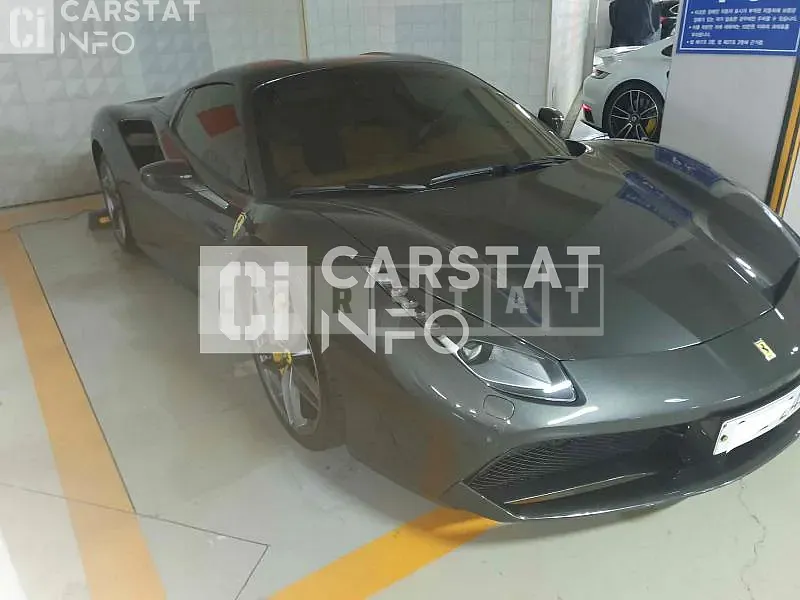 Photo 2 of 22: 2019 Ferrari 488 Spider, VIN ZFF80AML6K0246438 — Korean insurance auction