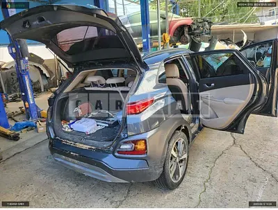 Photo 1 of 20: 2018 Hyundai Kona, VIN KMHK7815GJU099167 — Korean insurance auction