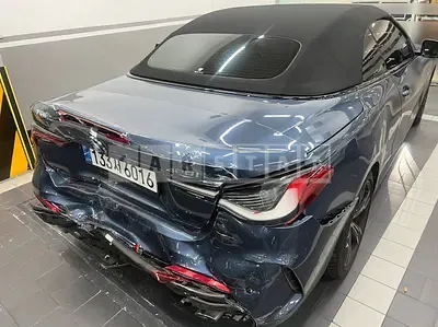 Photo 1 of 44: 2021 BMW 420i Convertible, VIN WBA71AT06MCH27628 — Korean insurance auction