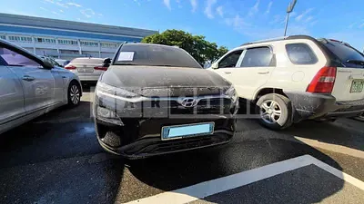 Photo 1 of 6: 2021 Hyundai Kona Electric, VIN KMHK281GFLU116475 — Korean insurance auction