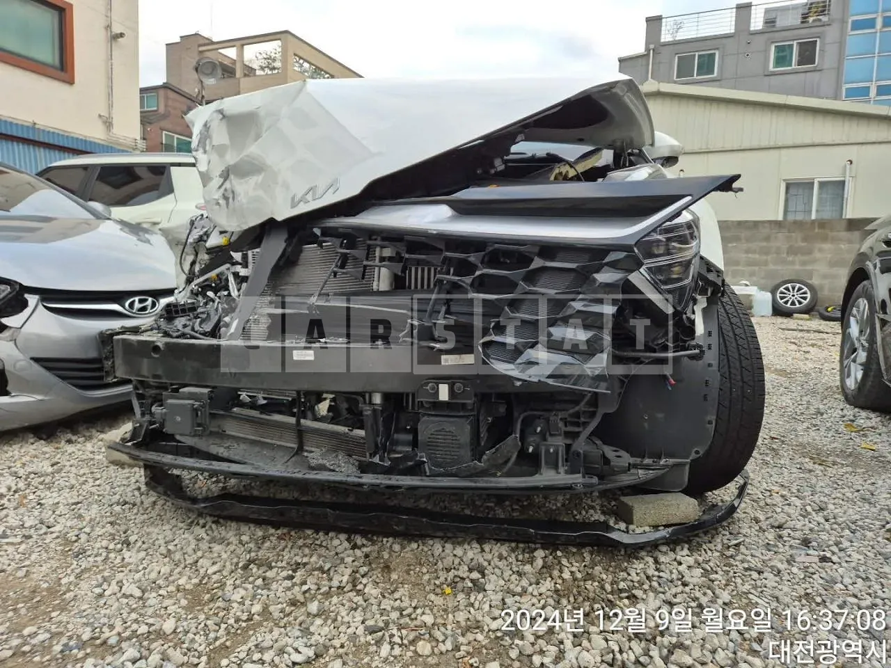 Photo 2 of 35: 2023 Kia Sportage Hybrid, VIN KNAPX81GBPK074394 — Korean insurance auction