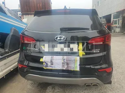 Photo 1 of 6: 2016 Hyundai Santa Fe 2.0 (4WD), VIN KMHSW81UDGU695921 — Korean insurance auction