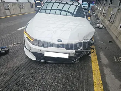 Photo 1 of 16: 2021 Kia K5, VIN KNAG3412BMA124405 — Korean insurance auction