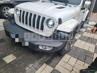 Photo 1 of 17: 2020 Jeep Zip Wrangler Sahara, VIN 1C4HJXEN4MW537146 — Korean insurance auction