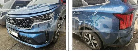 Photo 2 of 18: 2021 Kia Sorento, VIN KNARJ81BGMA105660 — Korean insurance auction