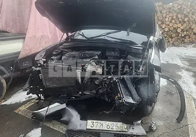Photo 1 of 11: 2019 Hyundai Santa Fe, VIN KMHS381BBKU163688 — Korean insurance auction