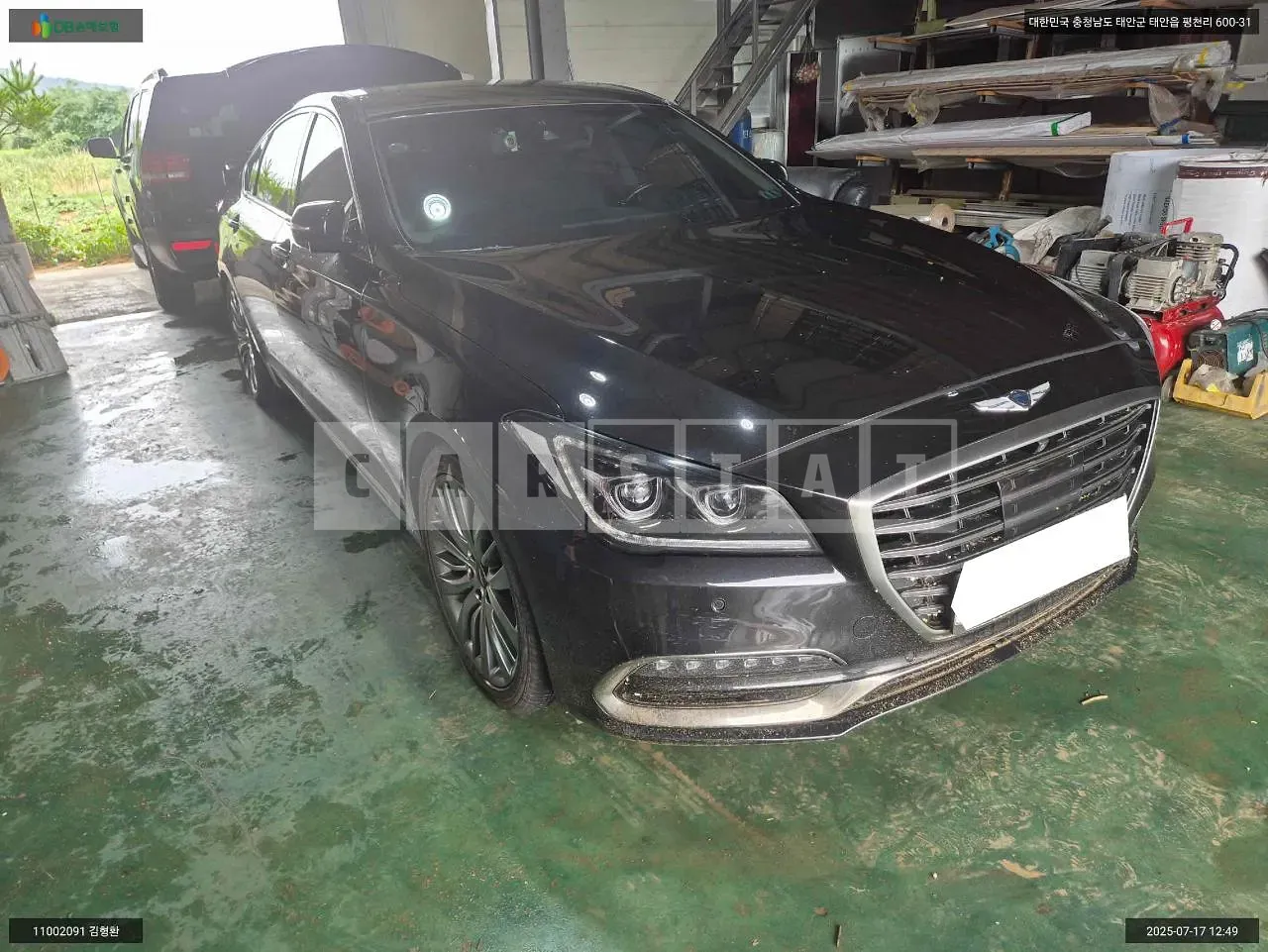 Photo 2 of 9: 2018 Hyundai Genesis G80, VIN KMHGN41DDJU288702 — Korean insurance auction