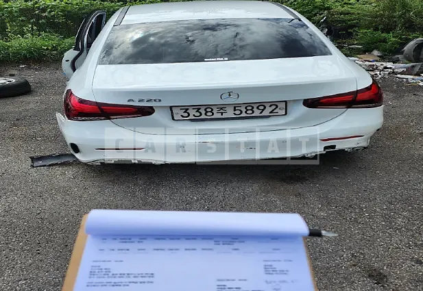 Photo 2 of 16: 2020 Mercedes-Benz A220 Sedan, VIN W1K3G4EB0LJ212847 — Korean insurance auction