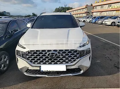 Photo 1 of 10: 2021 Hyundai Santa Fe, VIN KMHS381HGMU315041 — Korean insurance auction