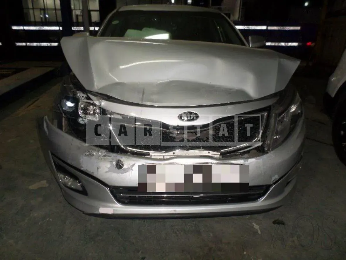 Photo 2 of 12: 2015 Kia K5 LPG, VIN KNAGN418BGA610820 — Korean insurance auction