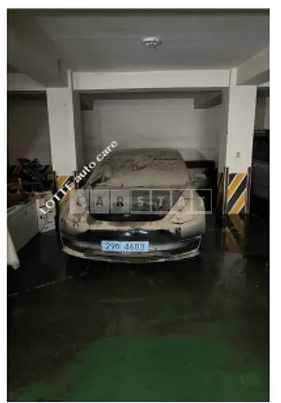 Photo 1 of 5: 2020 Tesla Model 3 Long Range, VIN 5YJ3E1EB9LF727318 — Korean insurance auction