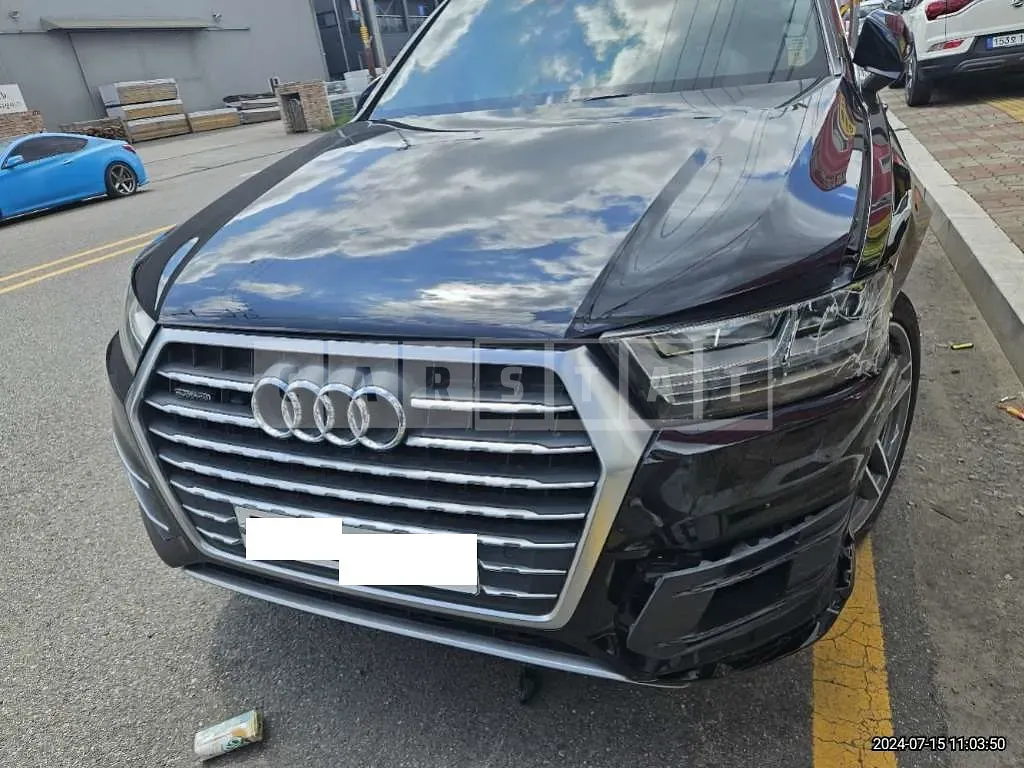 Photo 2 of 39: 2019 Audi Q7 45 TFSI quattro, VIN WAUZZZ4M8KD044335 — Korean insurance auction